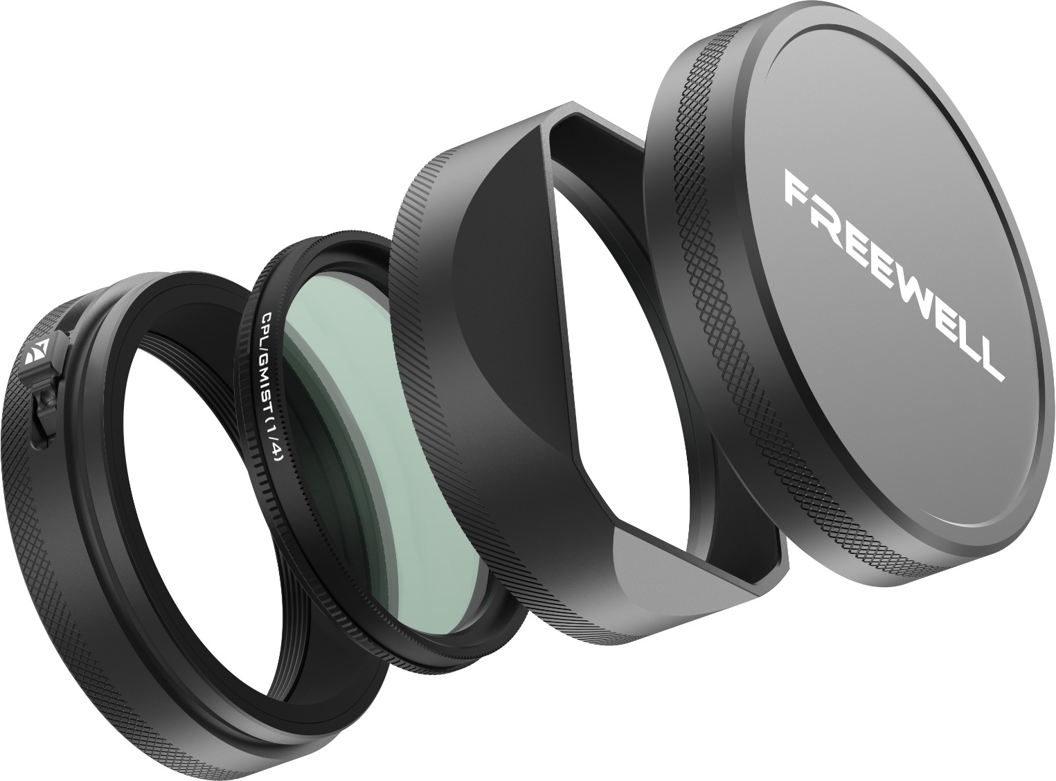FREEWELL Fuji X100 Series Filter Kit with Lens Hood Black