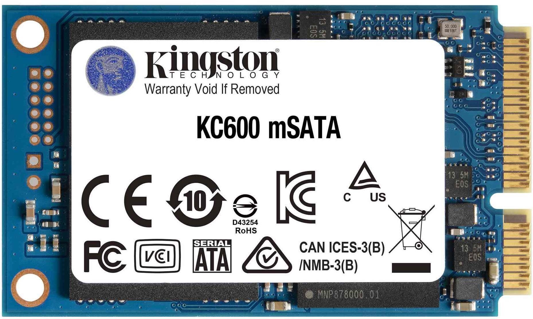 Kingston KC600 256 GB mSATA