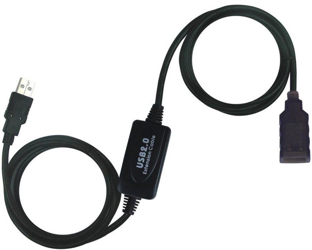 PremiumCord USB 2.0 repeater 10 m, predlžovací