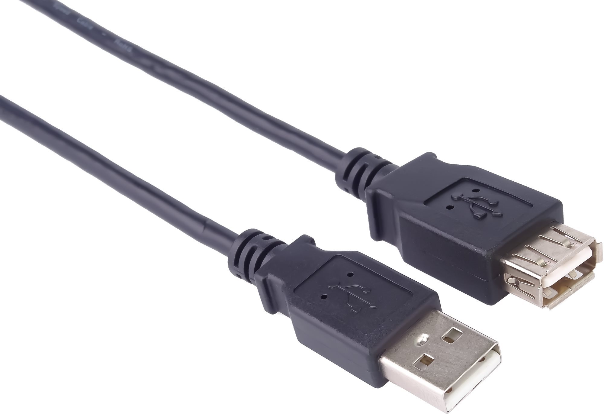 PremiumCord USB 2.0 predlžovací 2 m čierny