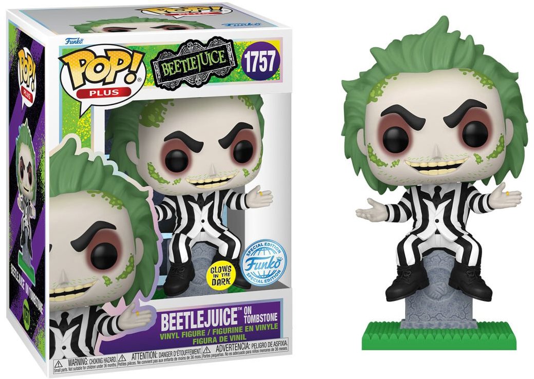 Funko Pop! Beetlejuice Beetlejuice On Tombstone Glow 1757