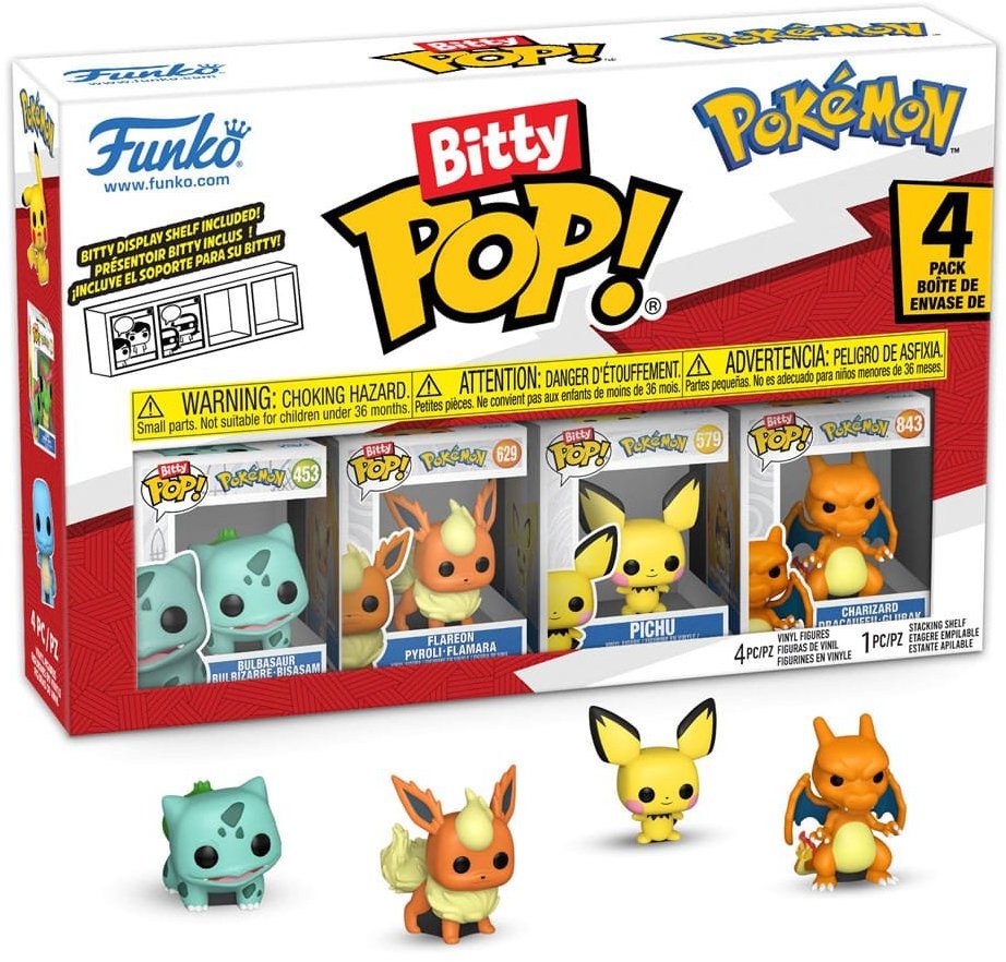 Funko Pop! Pokémon Bitty 4 Pack Series 3 2,5 cm