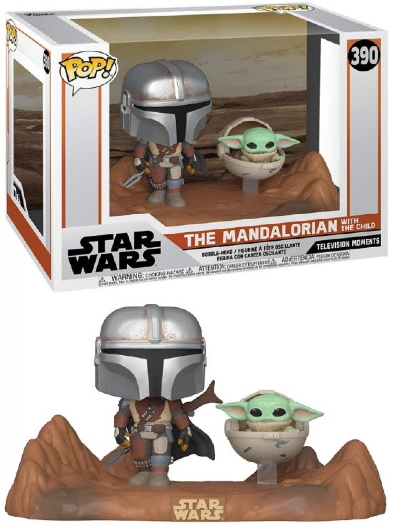Funko POP! Star Wars The Mandalorian Mandalorian & The Child Baby Yoda 390