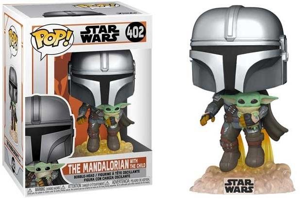 Funko POP! Star Wars The Mandalorian Mando Flying with Jet Pack 402