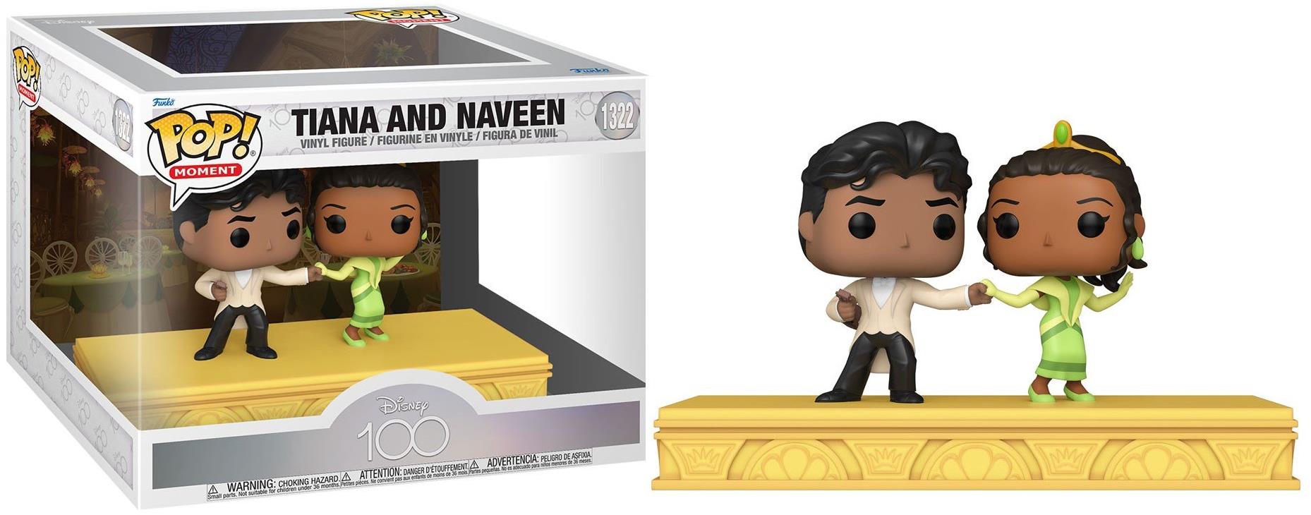 Funko POP! Disney' s 100th Anniversary POP Moment 2-Pack Tiana & Naveen 1322