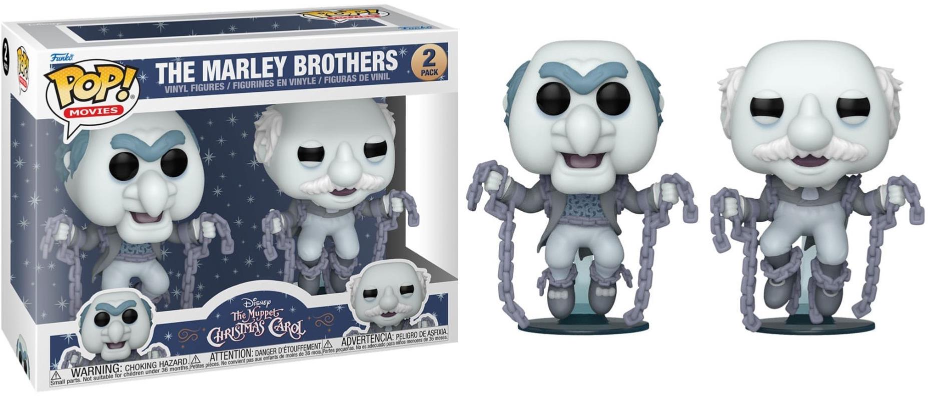 Funko POP! The Muppet Christmas Carol 2-Pack Marley Brothers