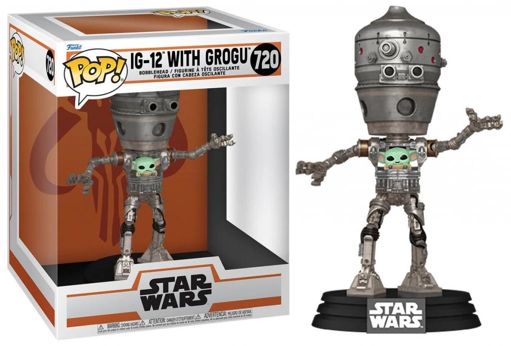 Funko Pop! Star Wars The Mandalorian IG 12 with Grogu 720