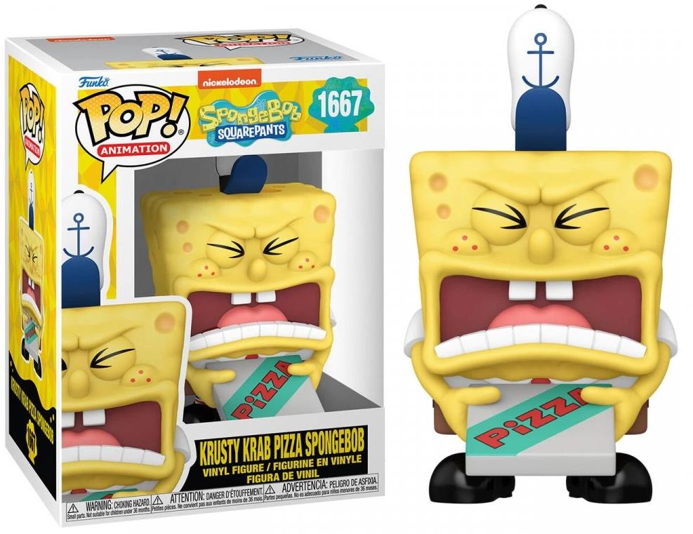 Funko Pop! Spongebob Squarepants Spongebob with Pizza 1667
