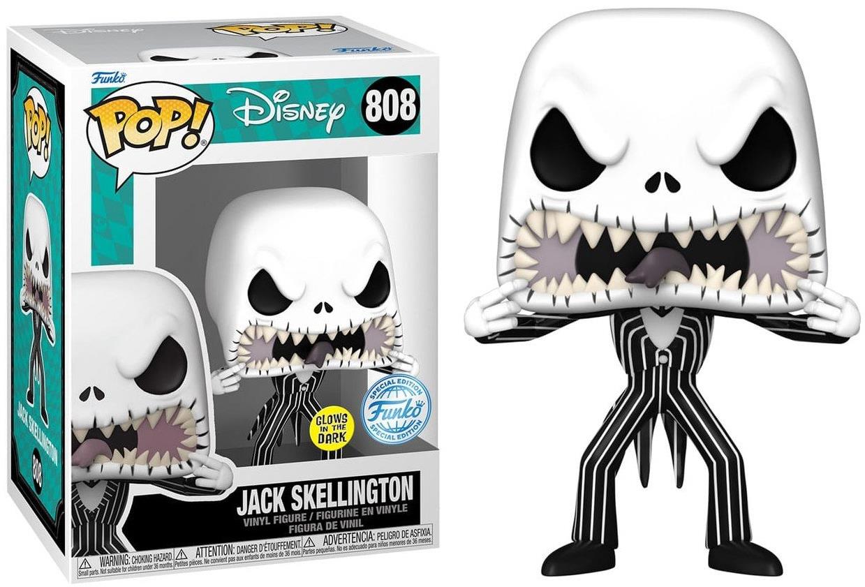 Funko Pop! Disney Nightmare Before Christmas Jack Skellington Glows 808