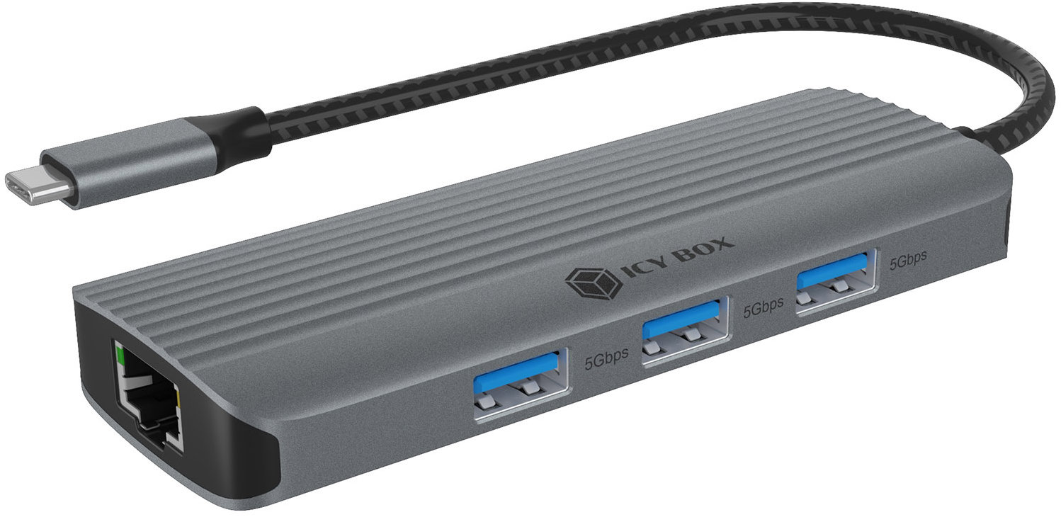 ICY BOX IB-DK4034a-CPD USB-C 6 v 1 s HDMI a RJ45