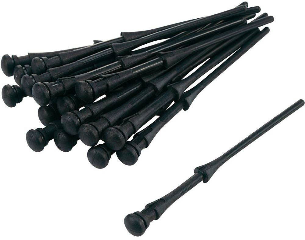 AKASA Black Rubber Case Fan Mounts 20pack