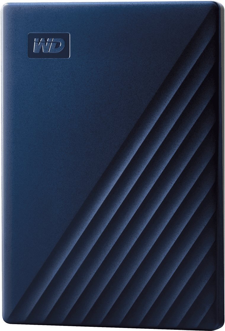 WD My Passport pre Mac 4TB, modrý