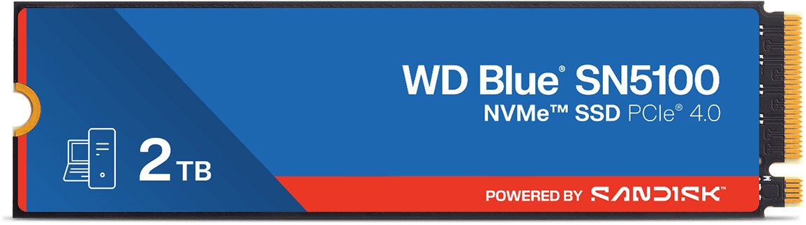 WD Blue SN5100 NVMe SSD POWERED BY SANDISK 2 TB