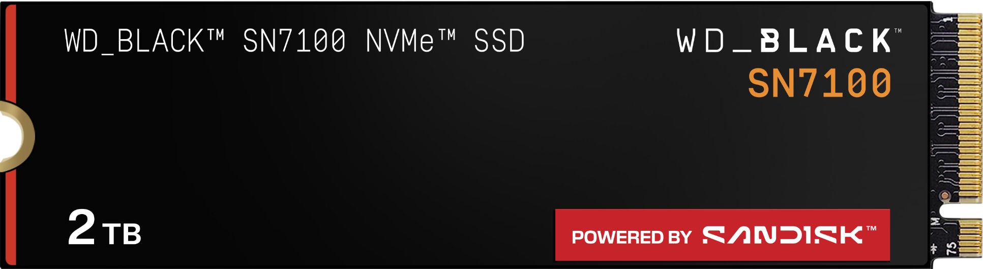 WD_BLACK SN7100 NVMe SSD POWERED BY SANDISK 2 TB