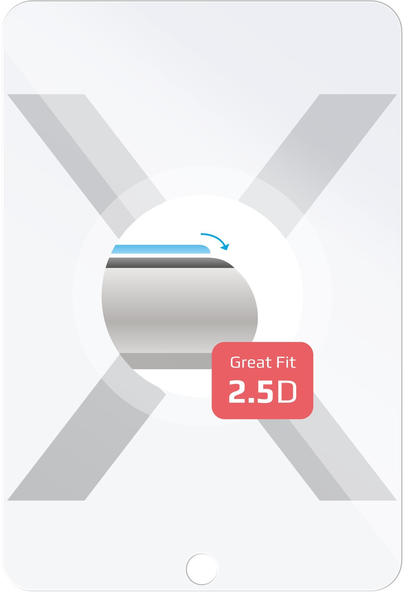FIXED pre Apple iPad 10,2" (2019/2020/2021) číre