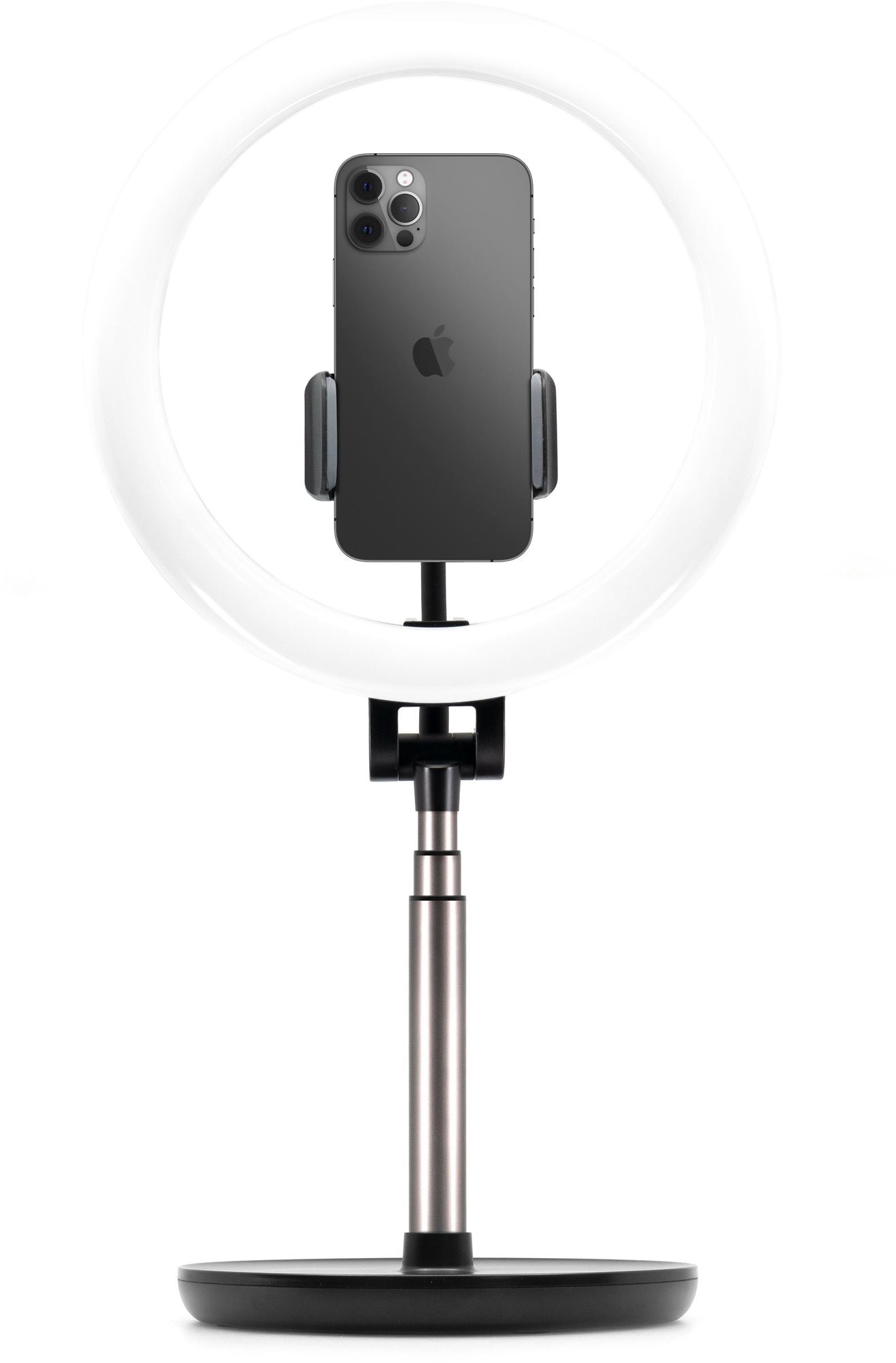 FIXED LEDRing Lite s kruhovým svietidlom čierny