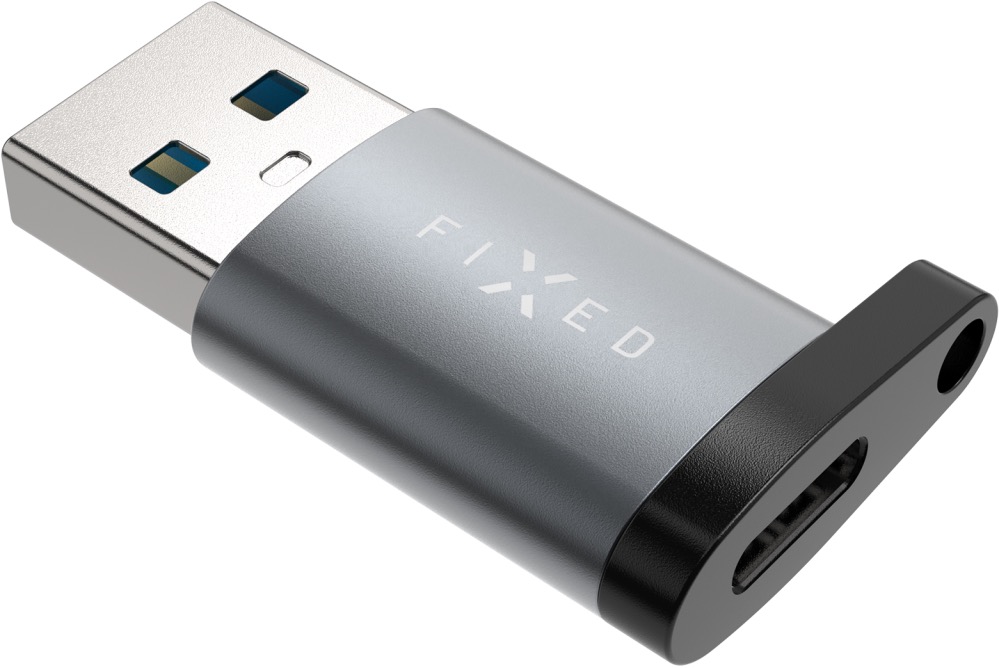 FIXED Link USB-C na USB-A 3.0 sivá
