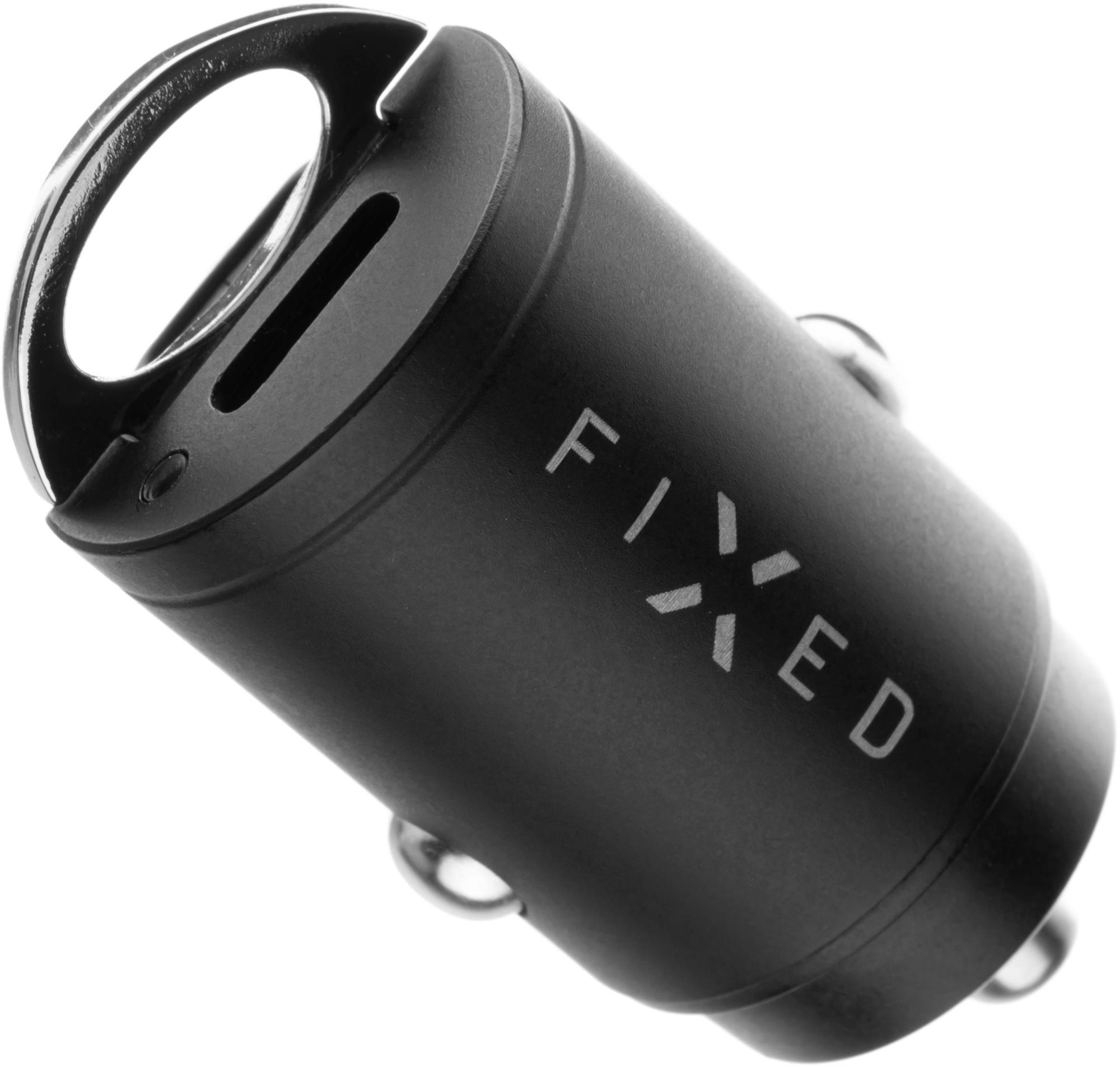 FIXED PD Rapid Charge Car Mini s 2× USB-C výstupom podpora PD 30W čierna