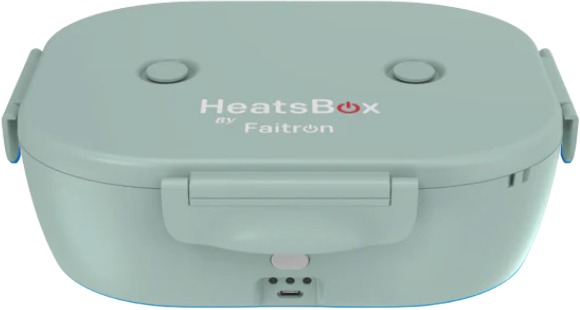 Faitron HeatsBox GO Light inteligentný ohrievací obedový box na batériu, zelený