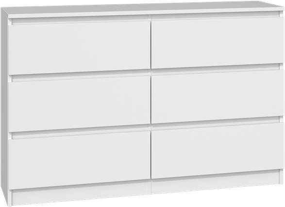 FALCO Komoda Malvína M6 120 biela
