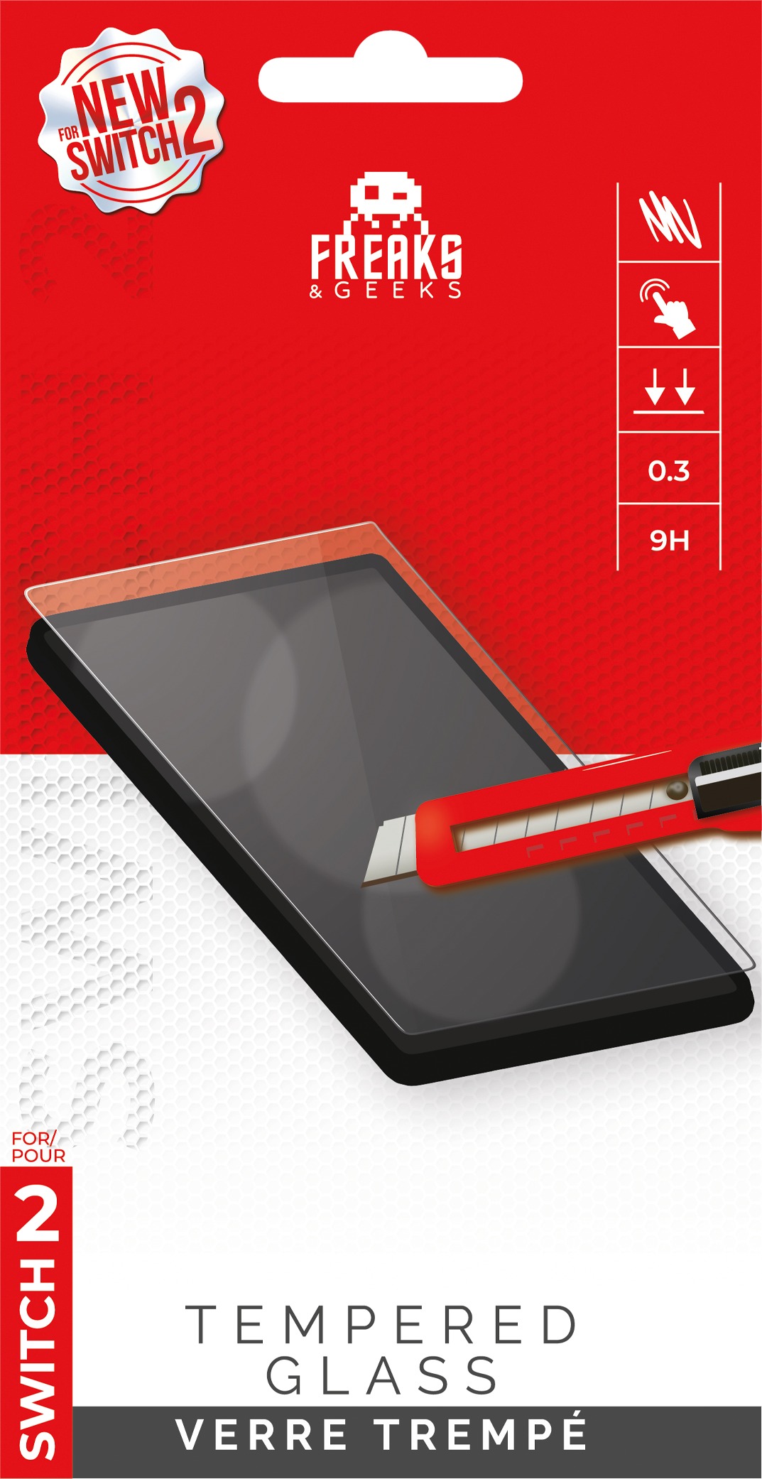 Tvrdené ochranné sklo – Nintendo Switch 2