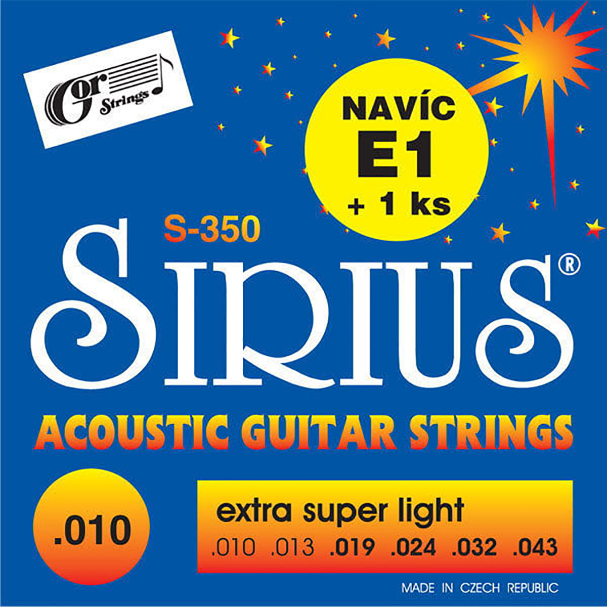 Gorstrings Sirius S-350 10-43 Extra Super Light