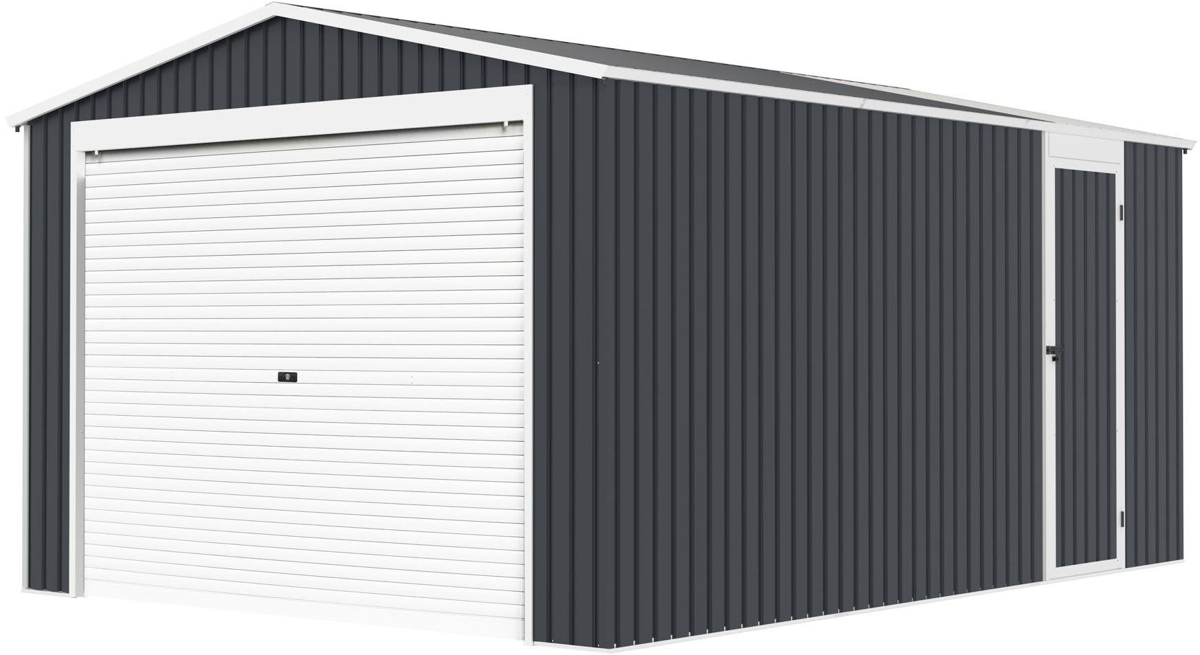 G21 Garáž Portland 1500, 338 × 448 cm, antracitová