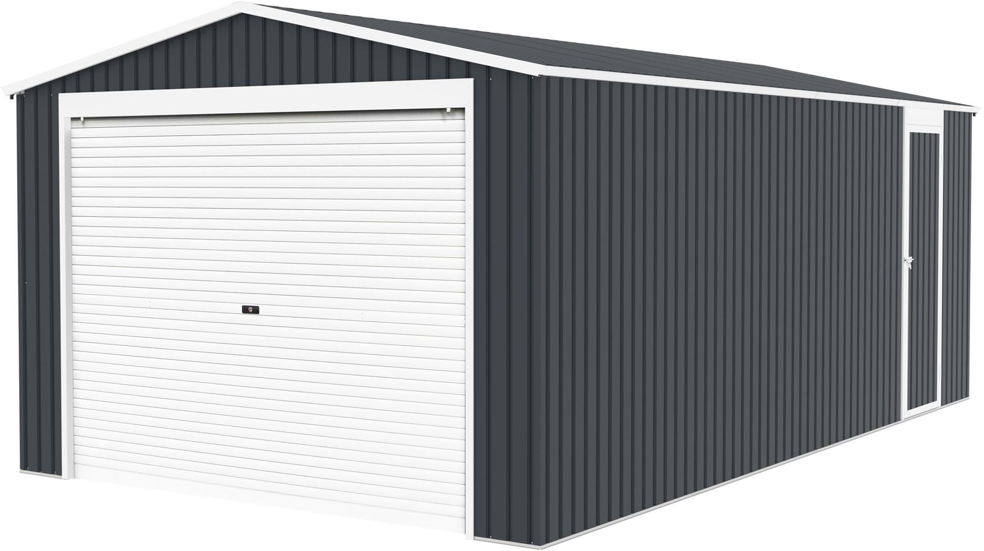 G21 Garáž Portland 1950, 338 × 576 cm, antracitová