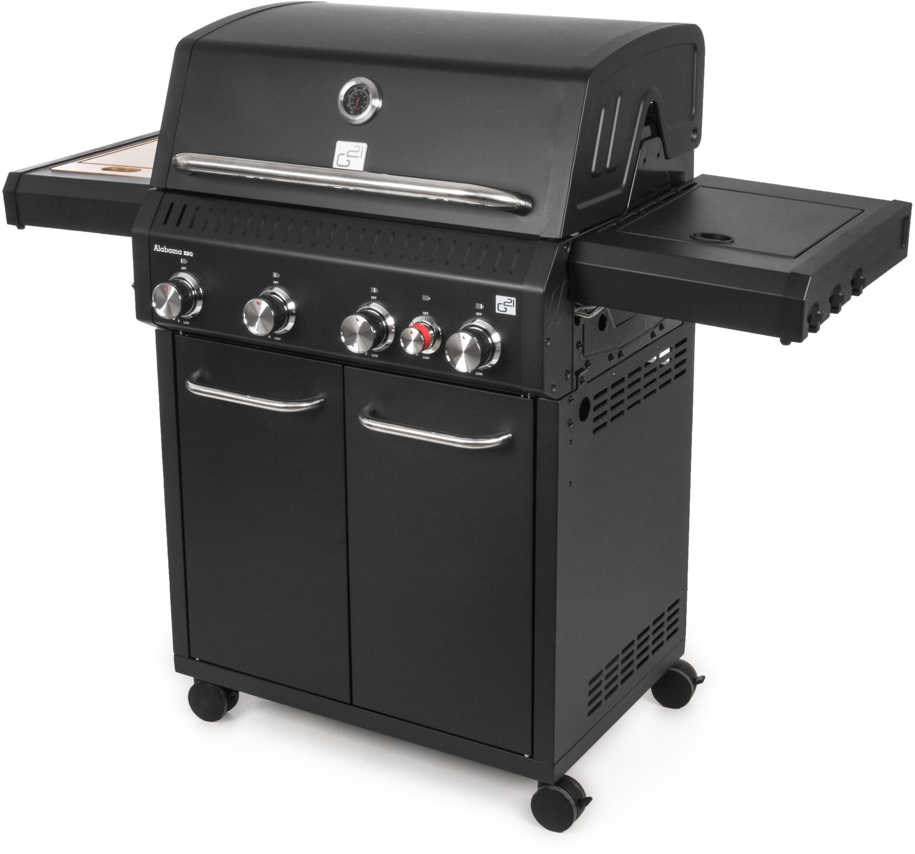 G21 Gril plynový Alabama Black BBQ Premium Line
