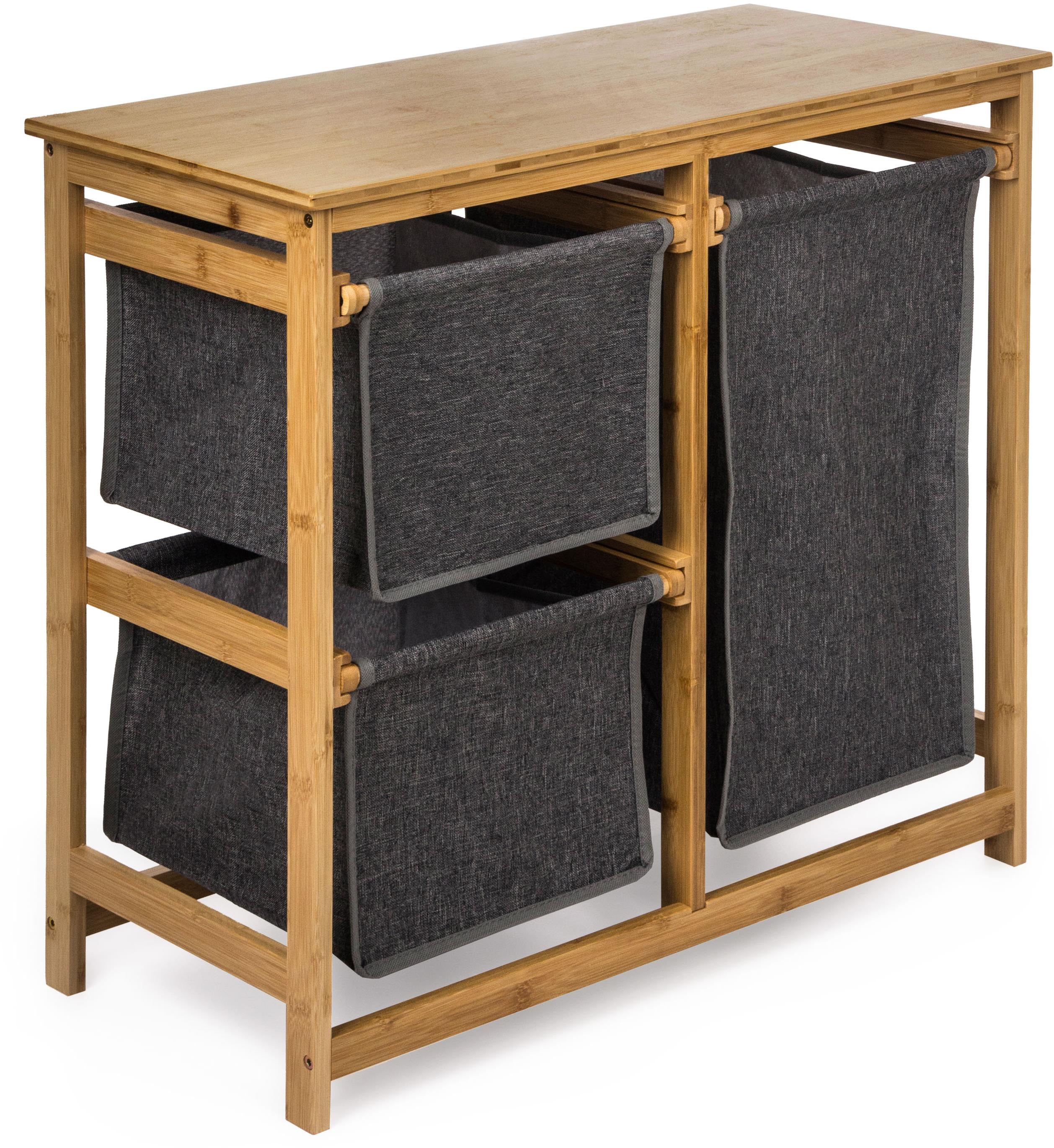 G21 Kôš 68 × 33 × 65 cm úložnými boxmi 72 l, bambus