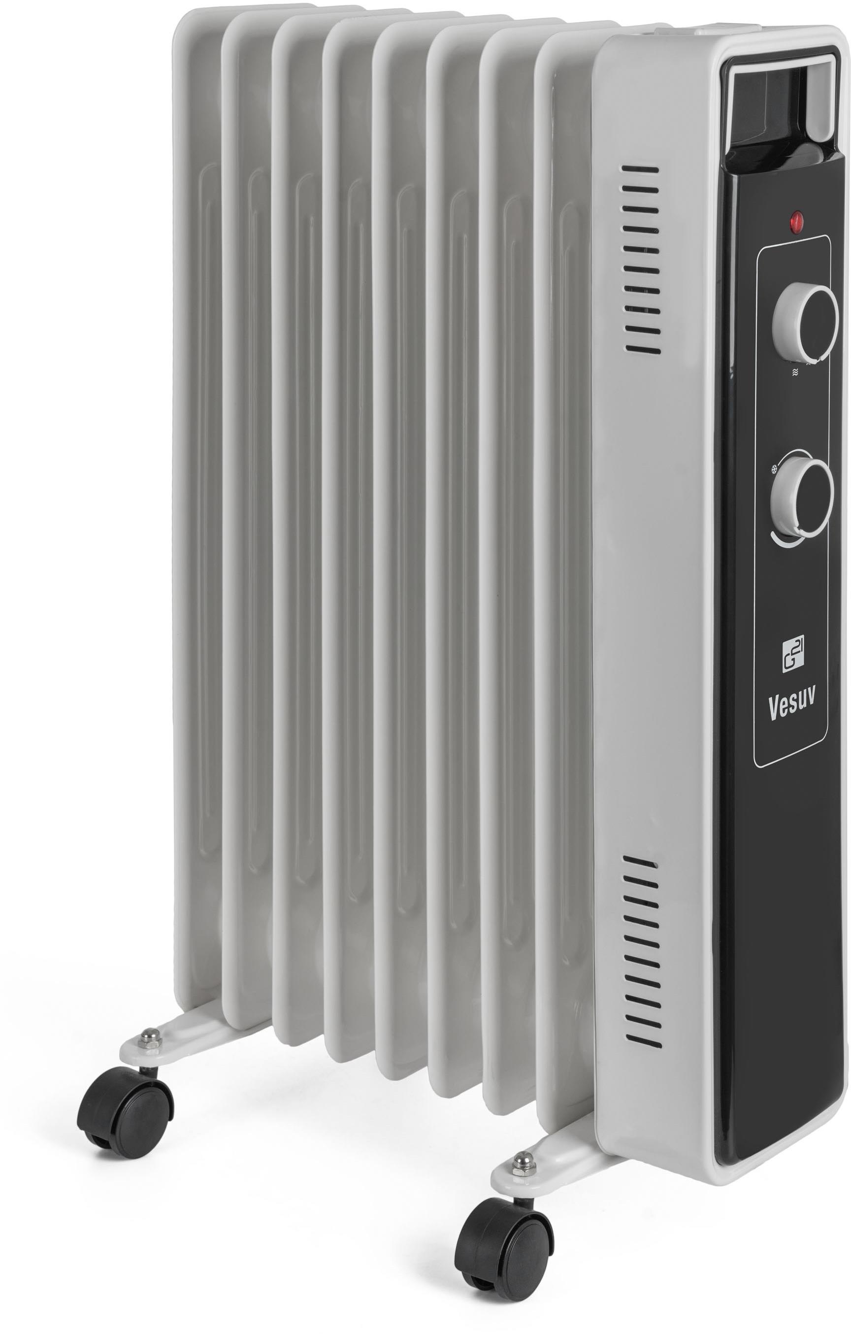 G21 Vesuv biely, 9 rebier, 2000 W