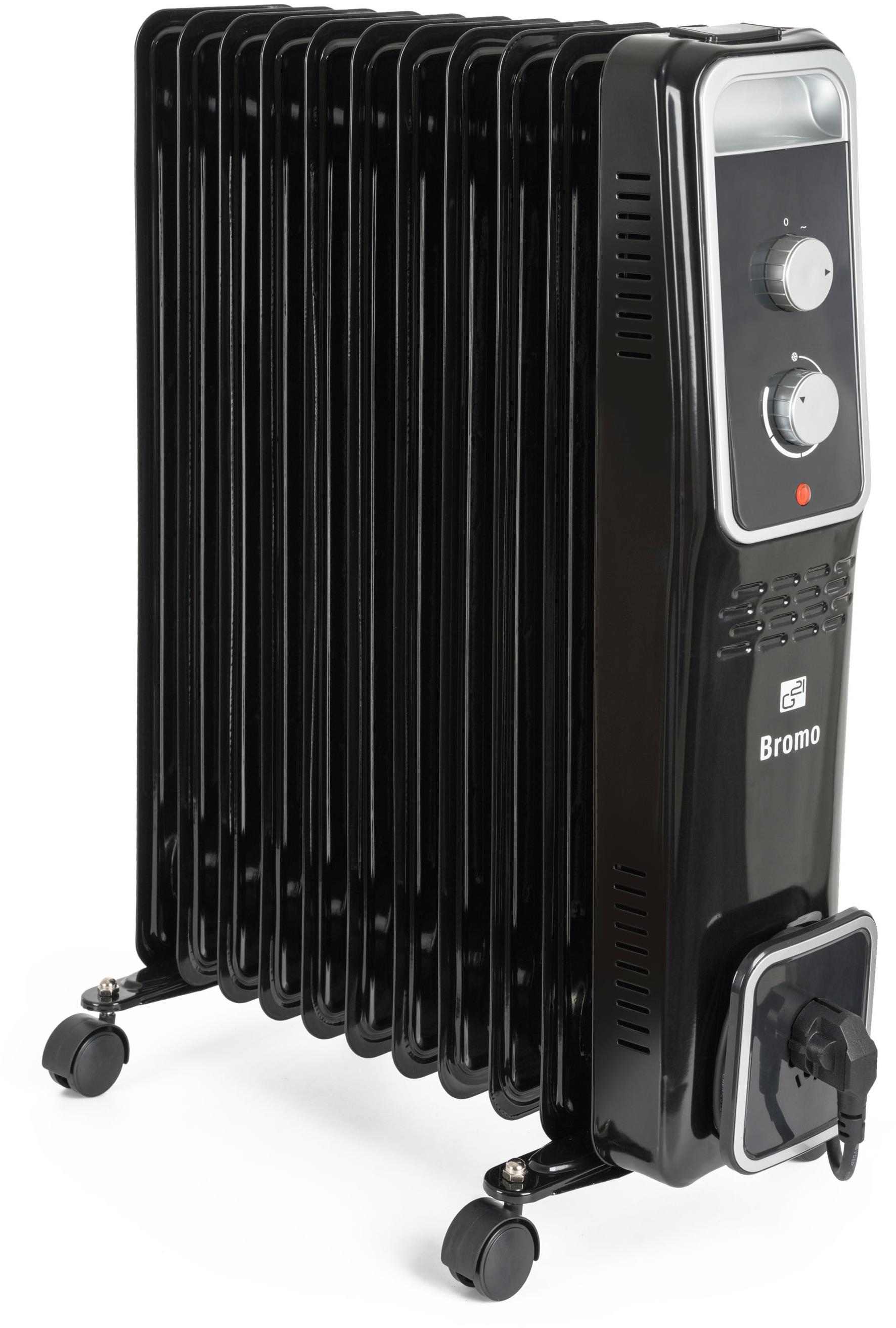G21 Bromo čierny, 11 rebier, 2500 W