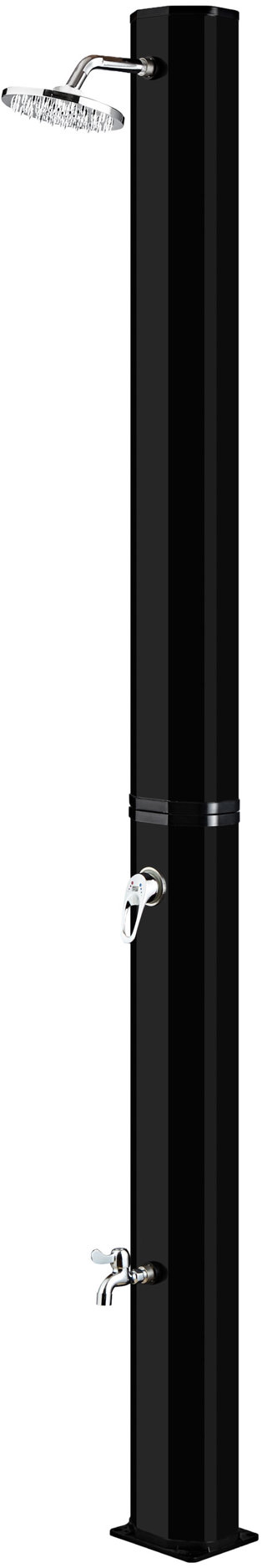 G21 Solárna sprcha Spade 60 l, čierna