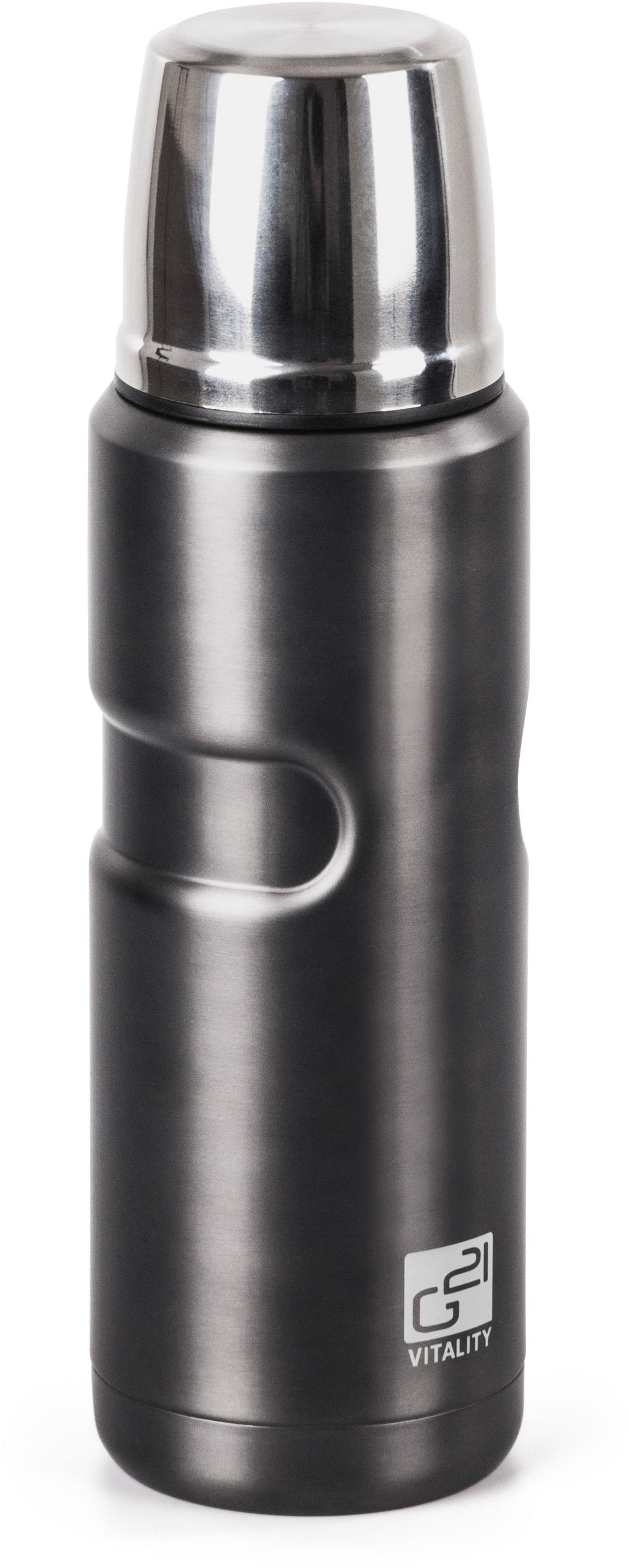 G21 Termofľaša na pitie, 500 ml, oceľovo sivá