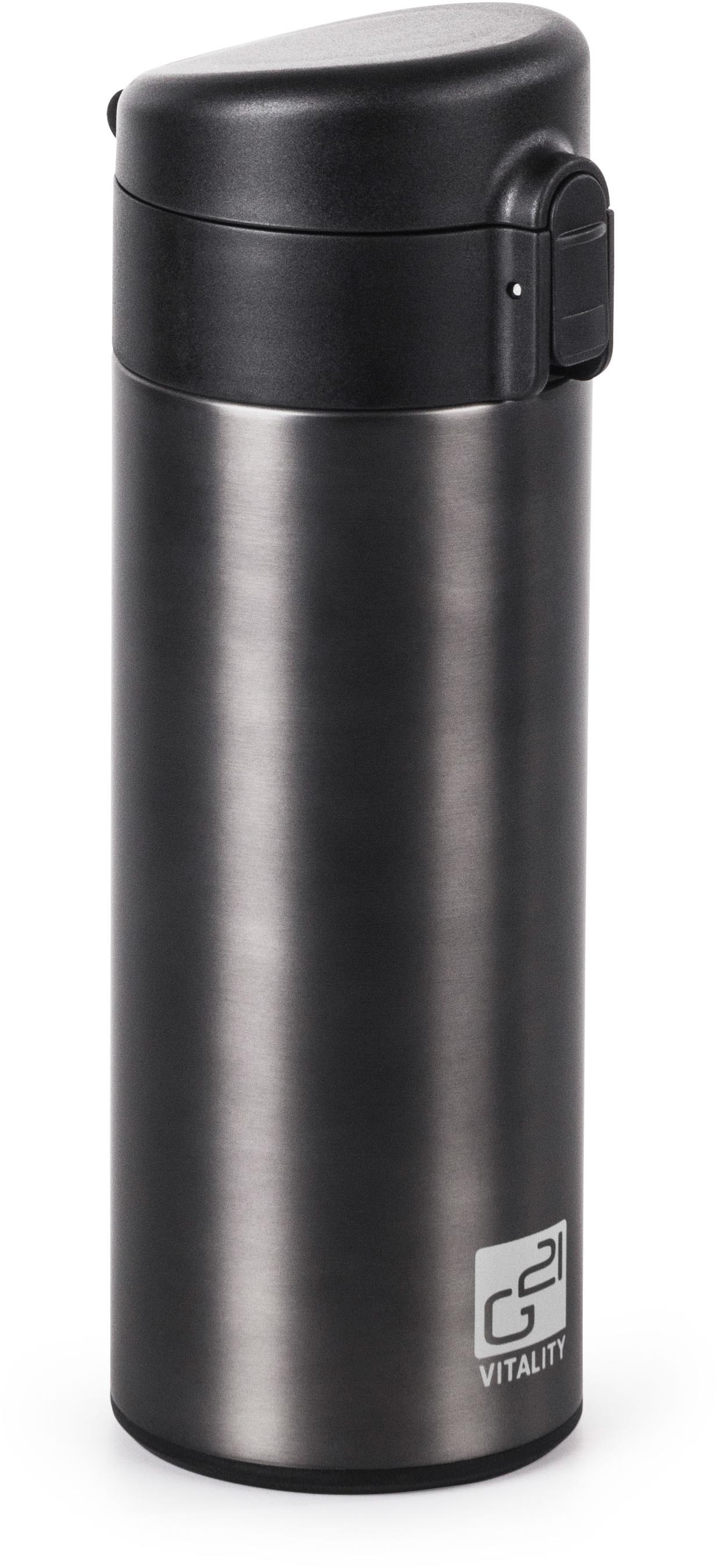 G21 Termofľaša na pitie, 350 ml, oceľovo sivá