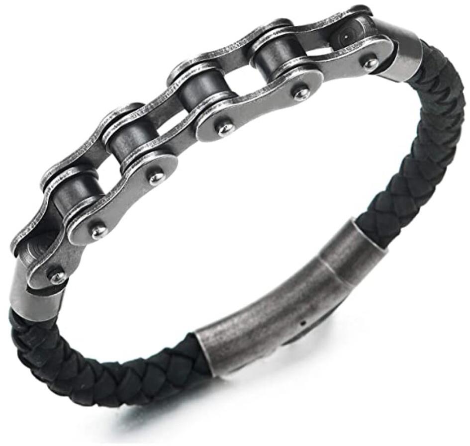Gaira Kožený náramok Chain 31507-45