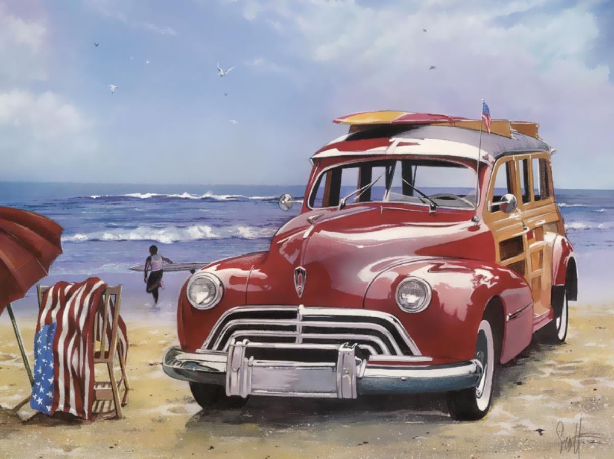 Gaira Car on the beach M3687YT