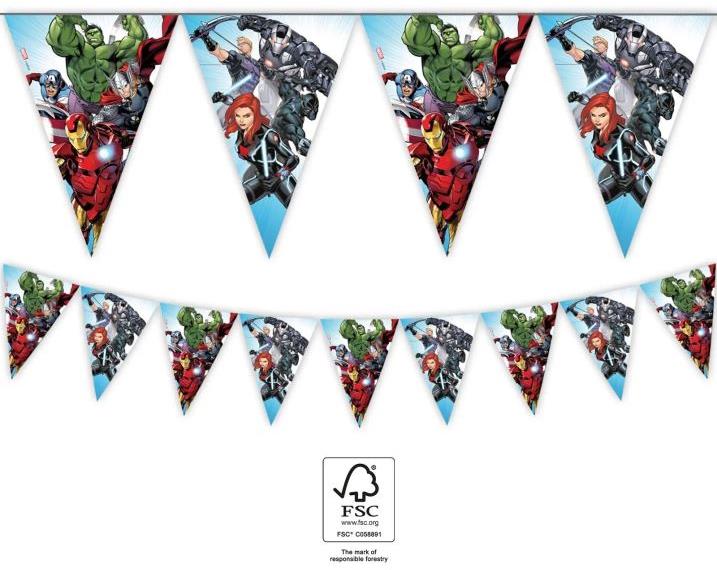 GoDan Girlanda vlajky Avengers – 230 cm