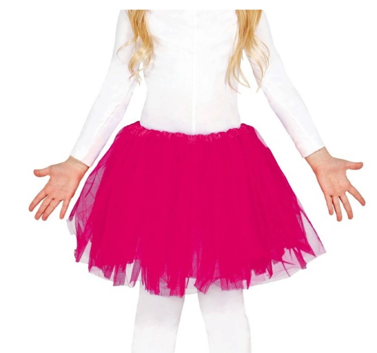 Guirca Detská tylová tutu sukňa 30 cm, neónová
