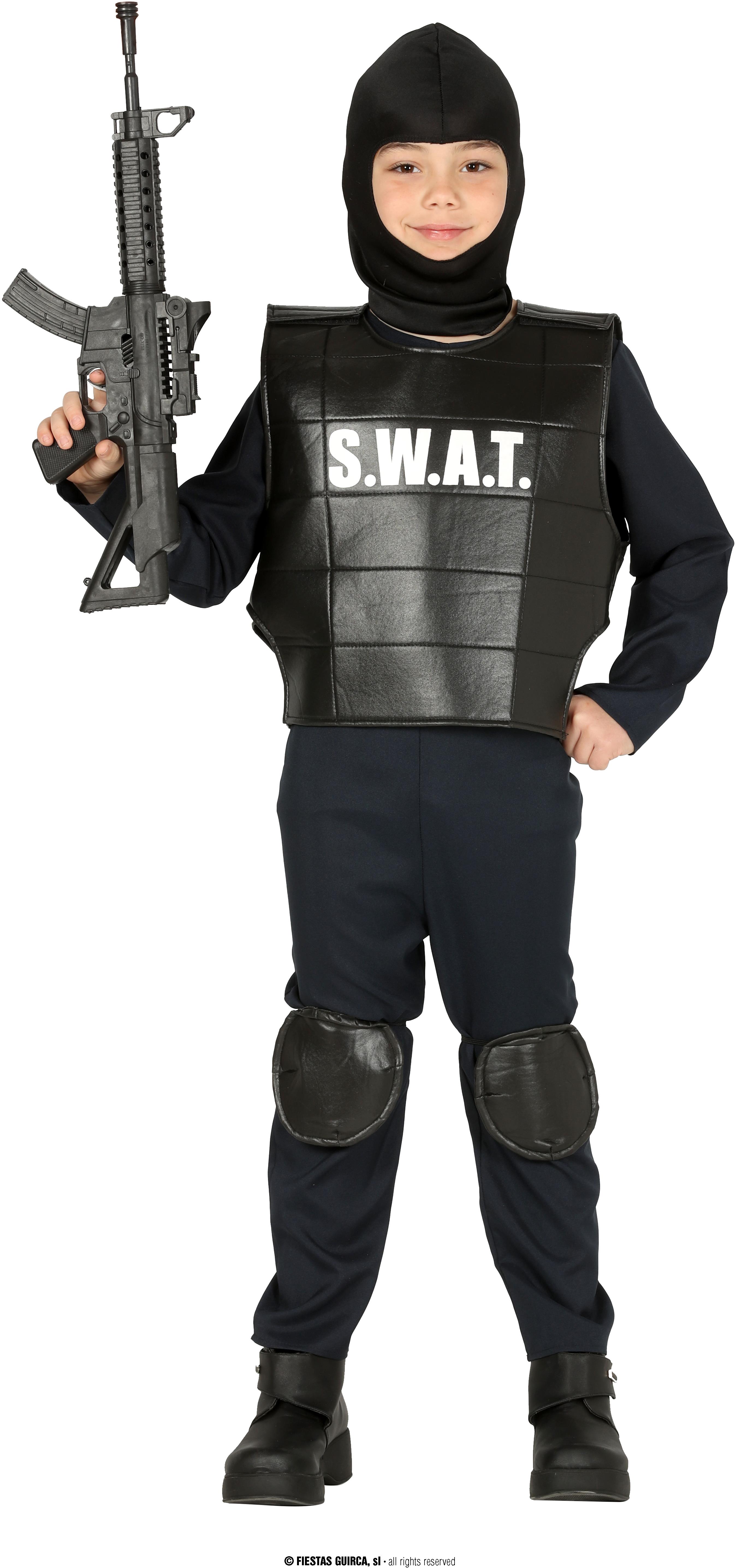 Guirca Policajt SWAT kostým detský veľkosť 10 – 12 rokov