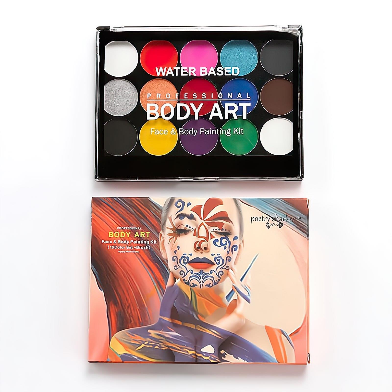 FunCo Detská sada farieb na tvár a telo 16 ks