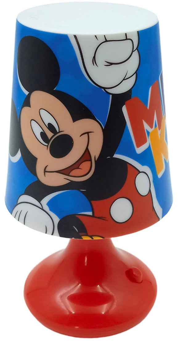 DISNEY Stolová LED lampička modrá – Mickey Mouse