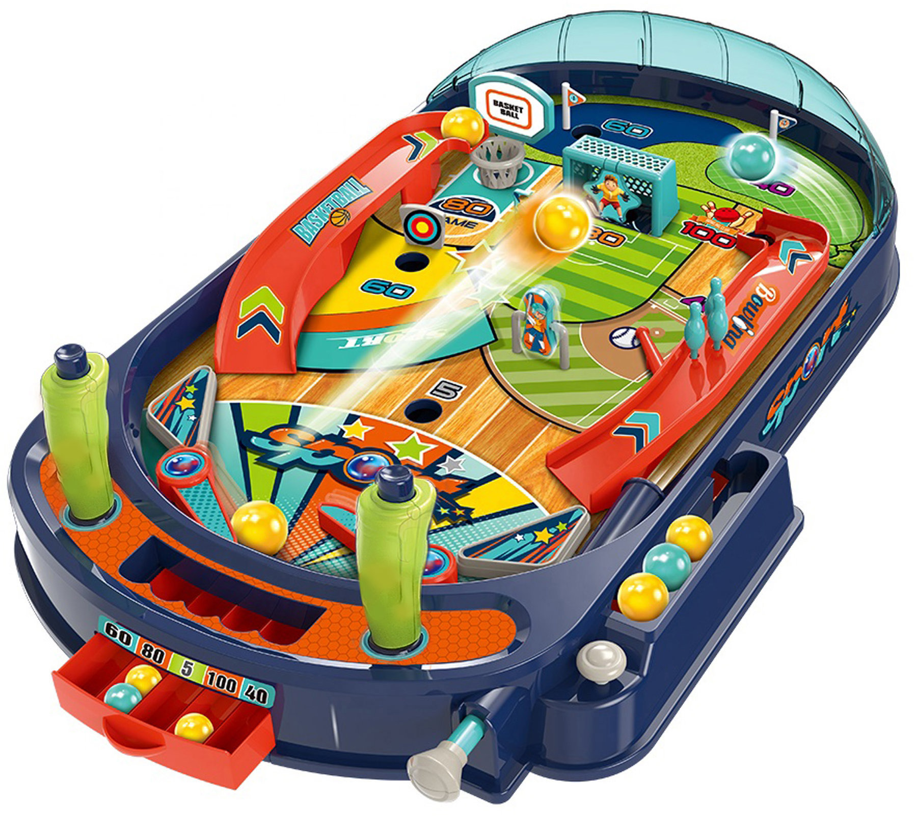 Bavytoy Stolní pinball/fotbal