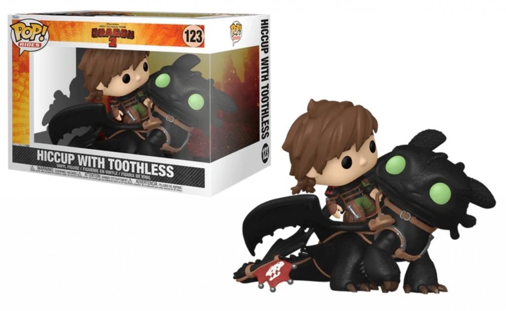 Funko Pop! How to Train Your Dragon 2 Hiccup with Toothless 123