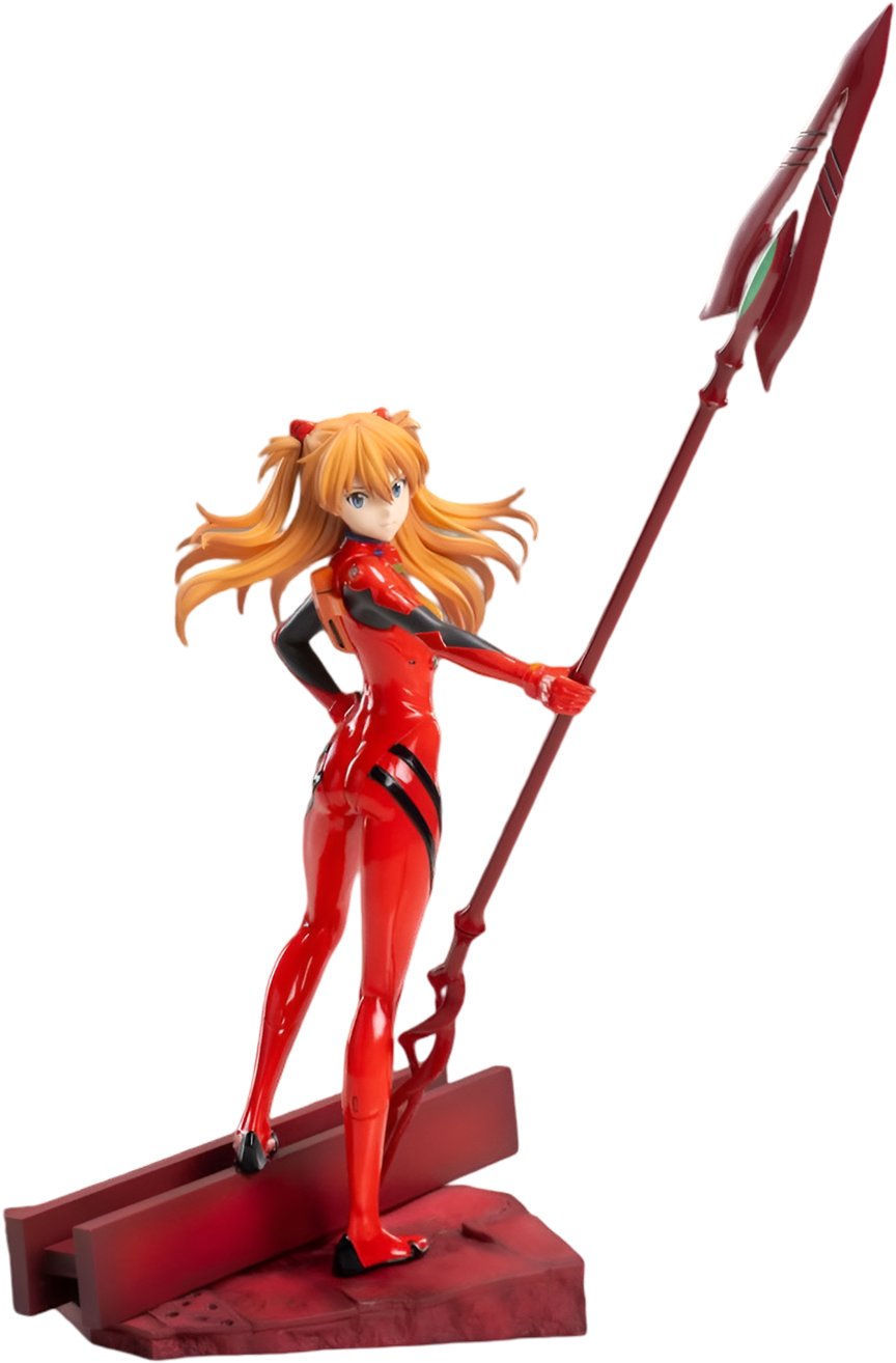 Sega Evangelion: 3.0 + 1.0 Thrice Upon a Time figúrka Asuka × Spear of Longinus 20 cm
