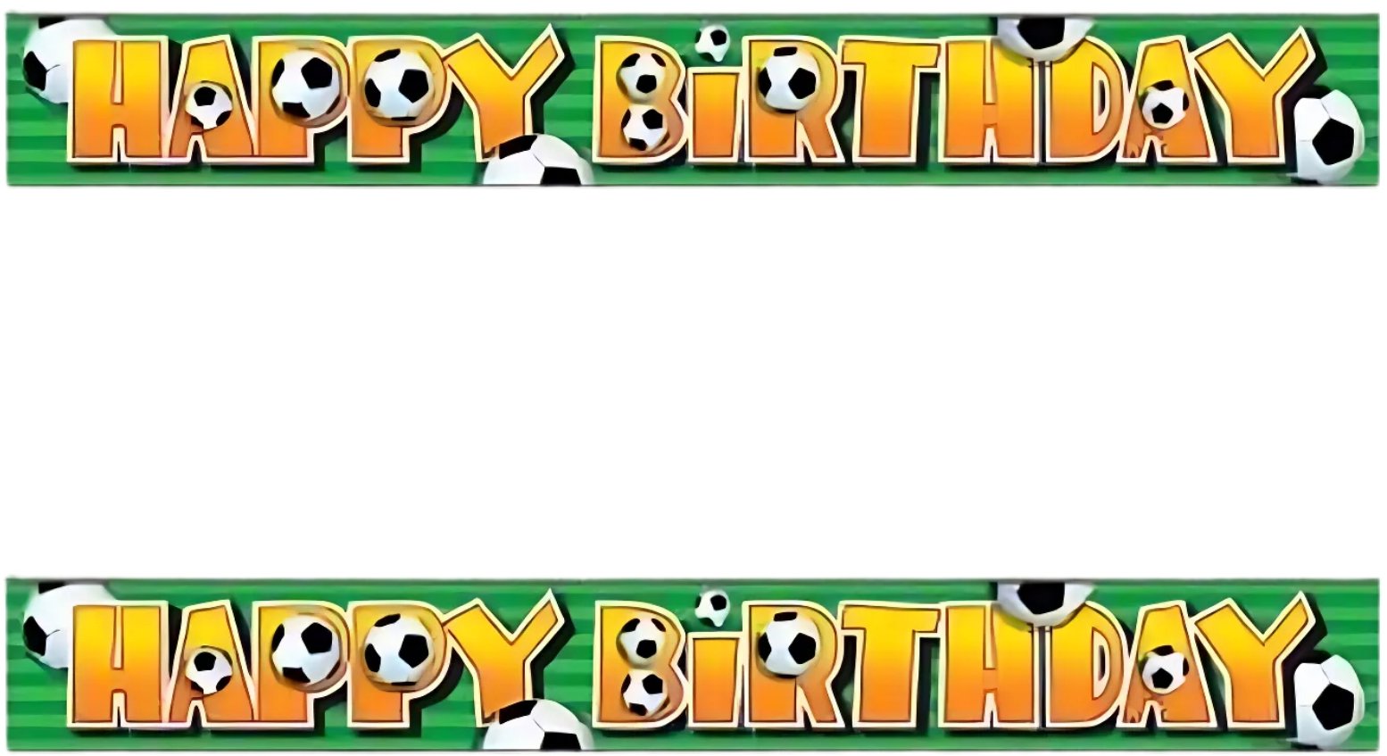 Unique Banner narozeniny /Happy Birthday - fotbal, 730 cm