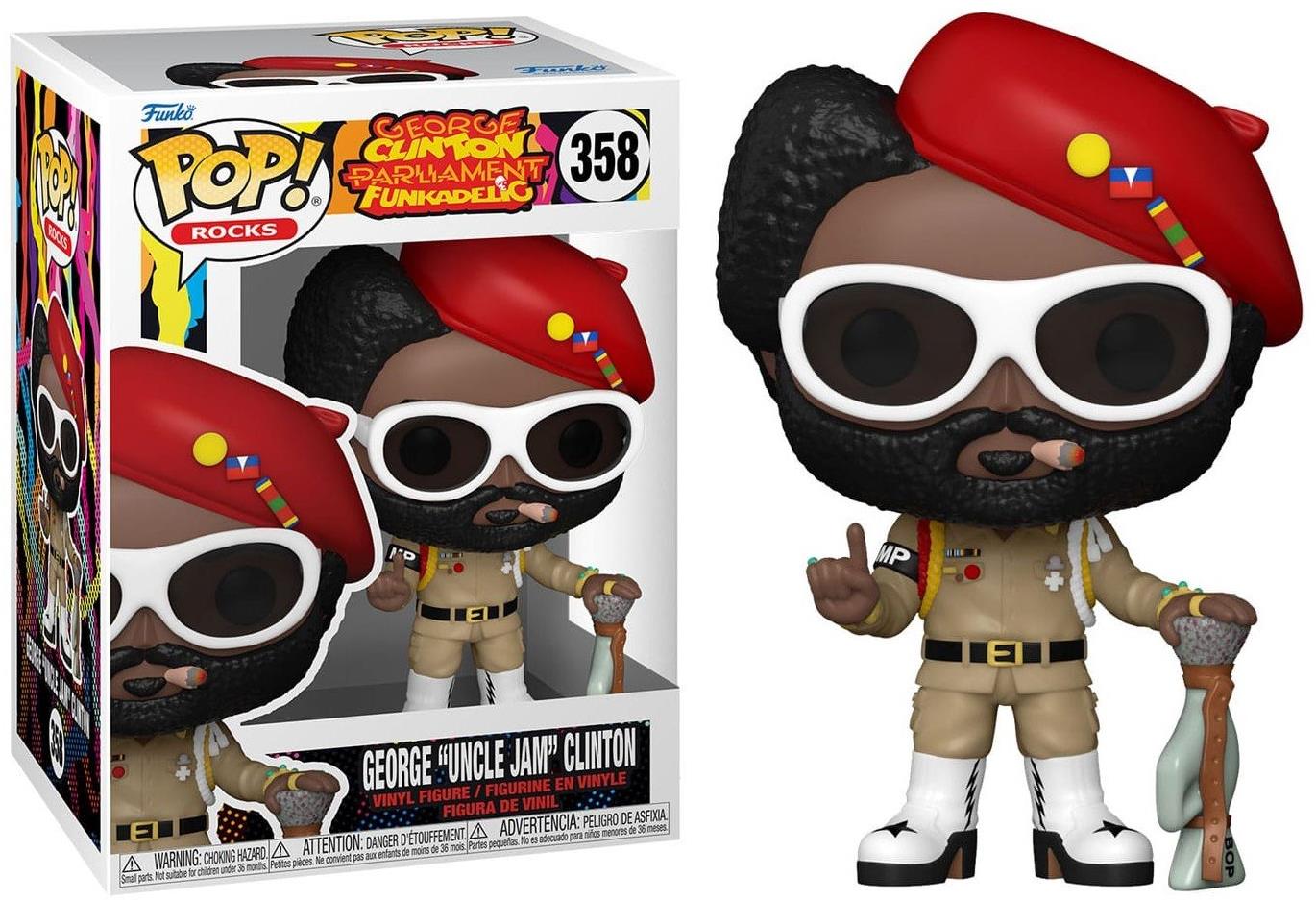 Funko Pop! George Uncle Jam Clinton George Clinton Parliament Funkadelic 358