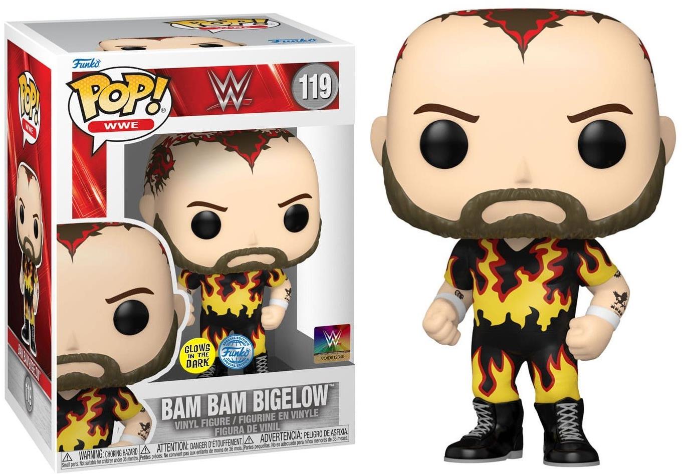 Funko Pop! WWE Bam bam Bigelow Glow in the Dark 119