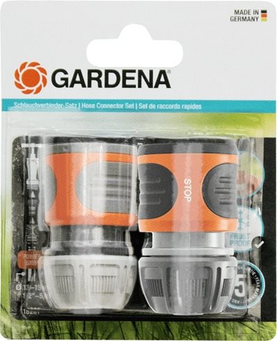 GARDENA Súprava na pripojenie hadice (rýchlospojka + stopspojka)