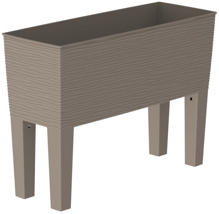 Gardino Truhlík FINESA 60 × 30 cm, vysoký 57 cm, s nožičkami, mocca